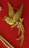 dayset with sphinx brooch